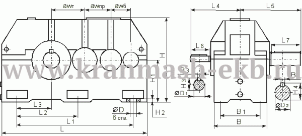 Редуктор Ц3У 315Н