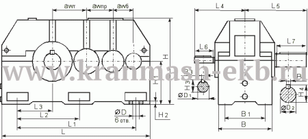 Редуктор Ц3У 400Н
