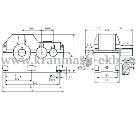 Редуктор Ц2Н 710