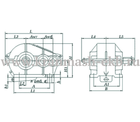 Редуктор Ц2 650