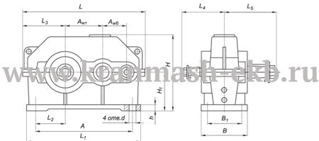 Редуктор 1Ц2У 200