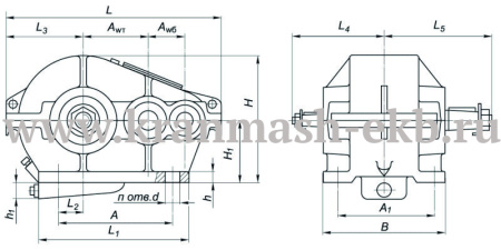 Редуктор Ц2 400