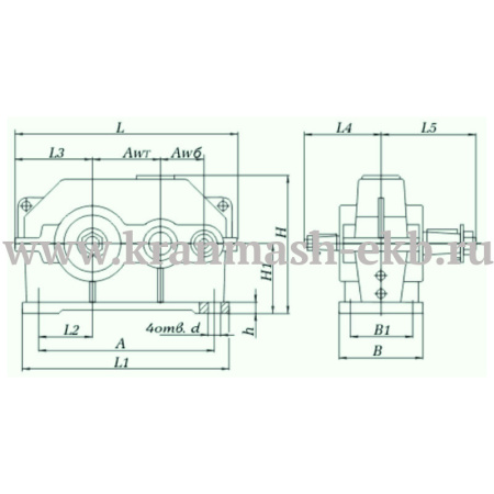 Редуктор 1Ц2У 125