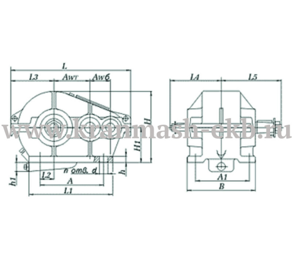 Редуктор Ц2 300
